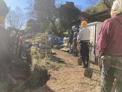 （会員寄稿）2025年12月7日　神奈川県寺家町にて里山の環境改善ワークショップを行いました。