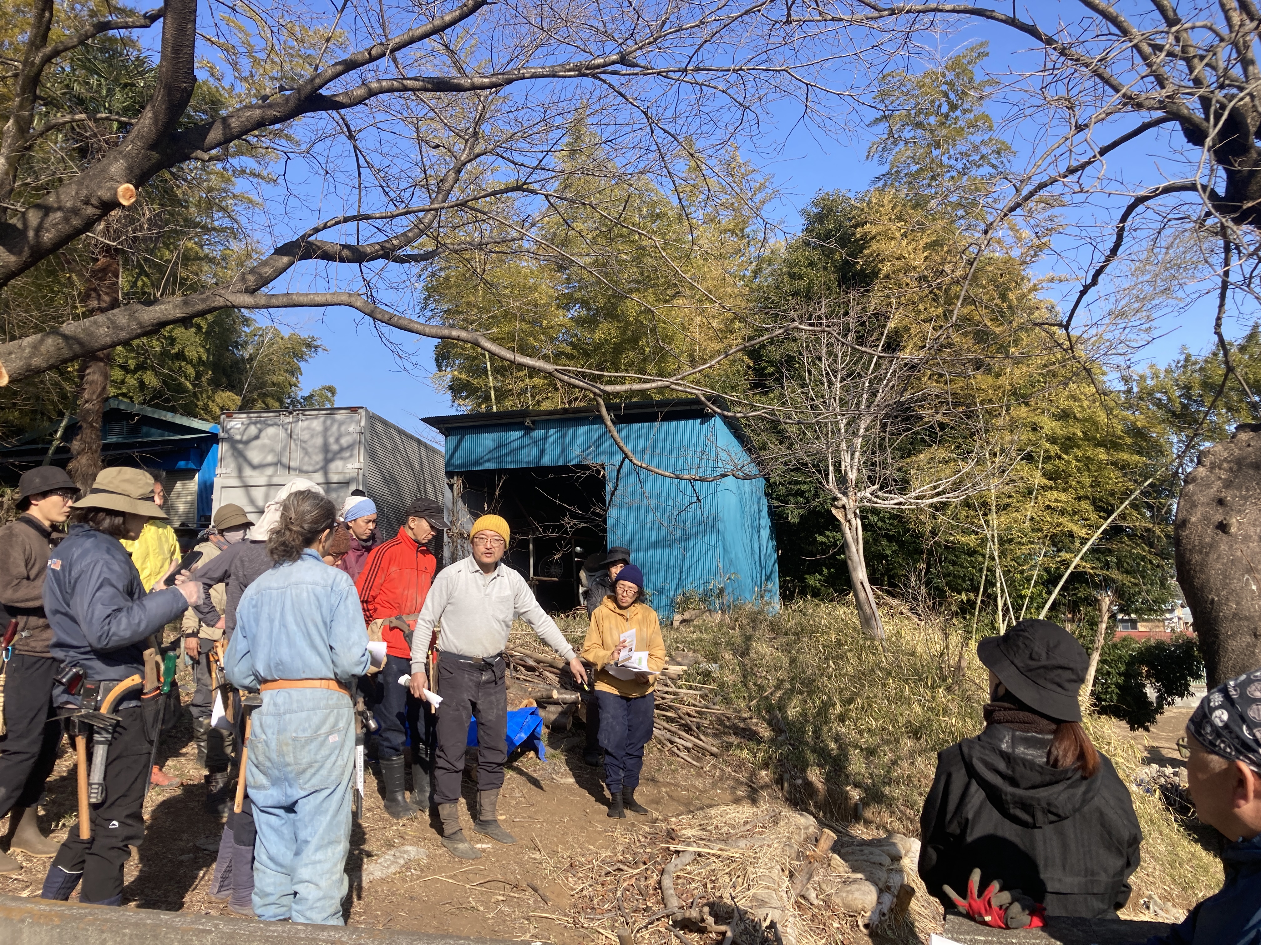 （会員寄稿）2026年1月18日　寺家町里山の環境改善ワークショップ第4回を行いました。